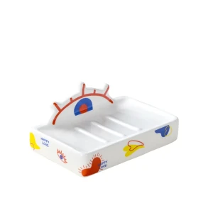 Мыльница Primanova Smile DR-81201 керамика цвет мультиколор