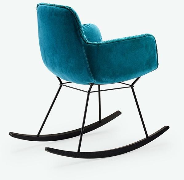 Freifrau Кресло-качалка с тканевой обивкой Leya sun-id-1454426 - Вид №1