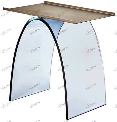 VeniceM Низкий прямоугольный журнальный столик из стекла sun-id-1357134