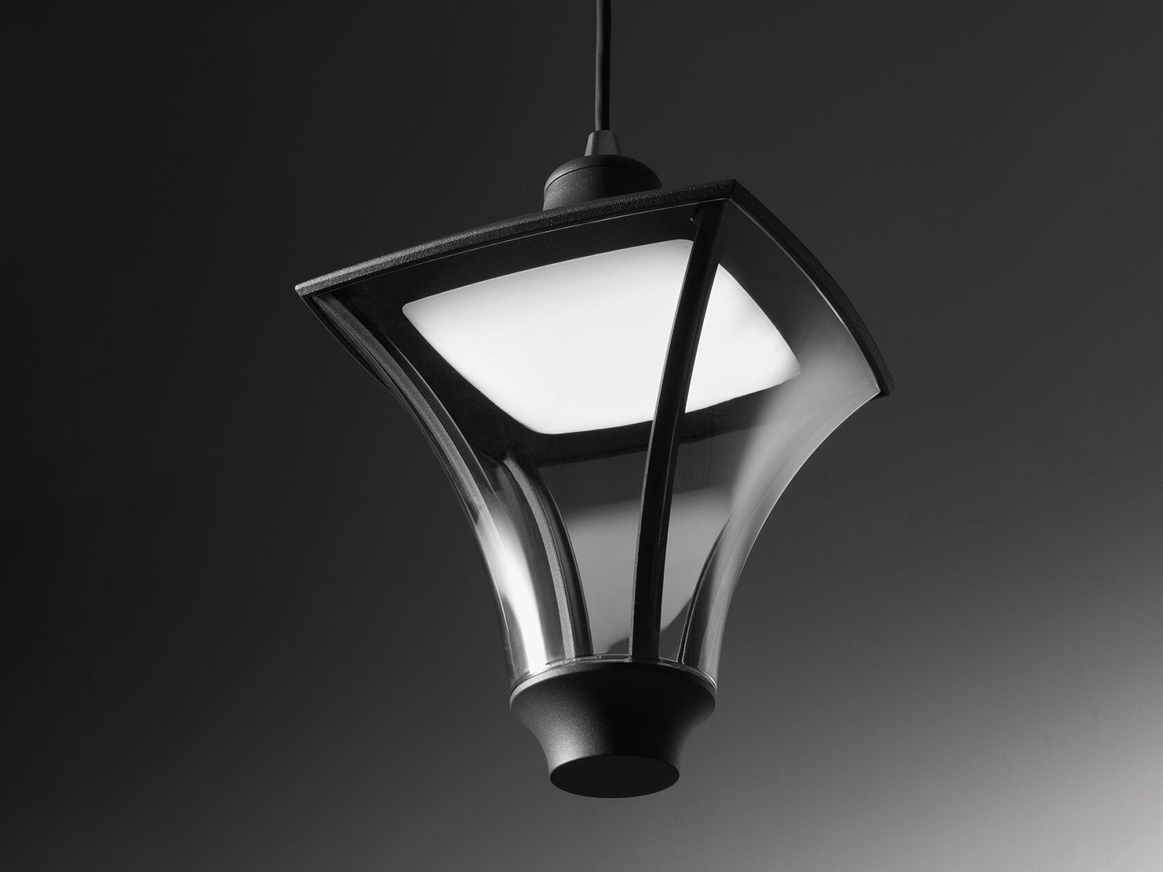 Алюминий и поликарбонат LED открытый подвесной светильник [LND] общие ARCH-00042727 - Вид №3