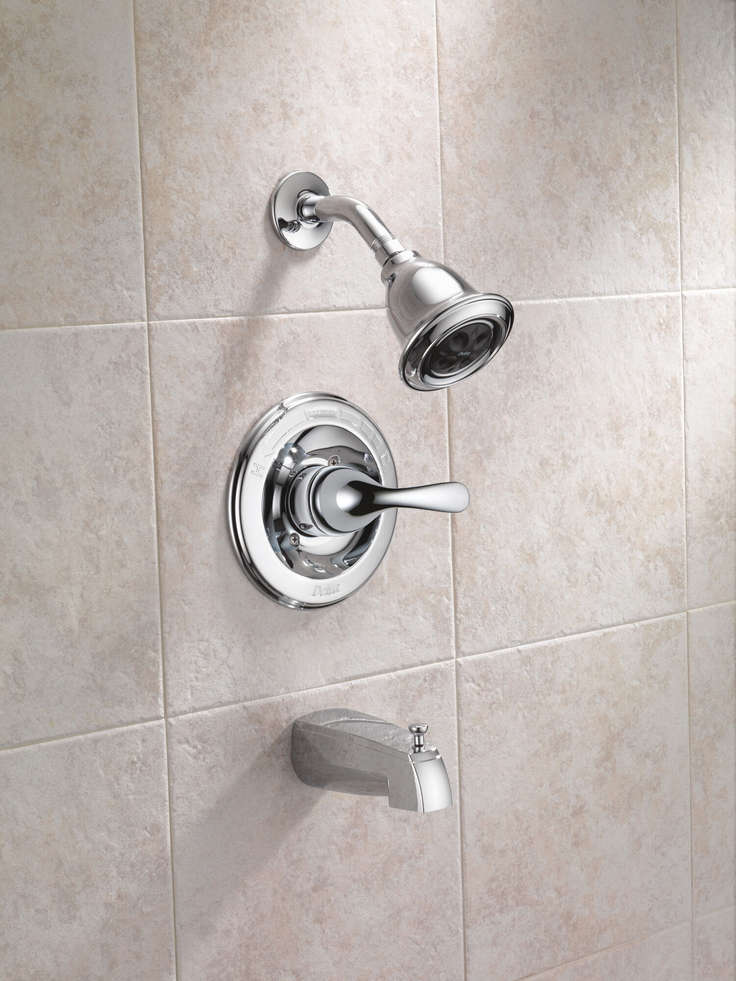 Monitor® 13 Series H2Okinetic® для ванны и душа Delta Faucet Classic T13420-SSH2OT - Вид №1