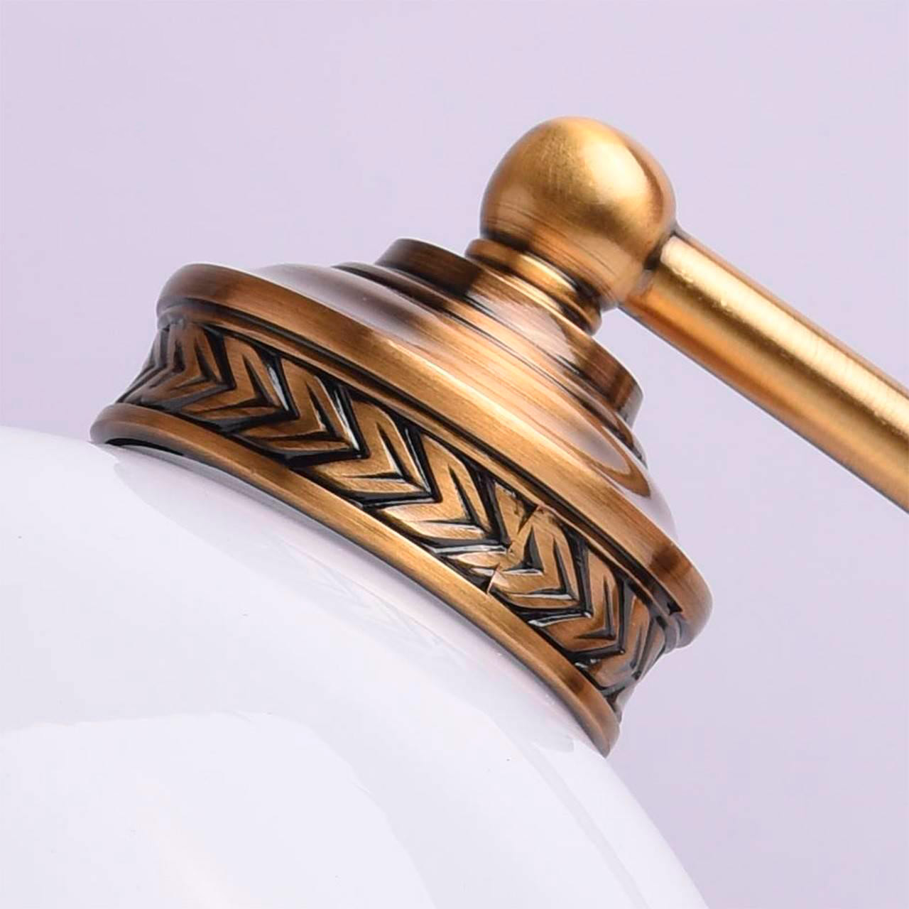 Настольная лампа MW-Light Аманда 481031301 MW-LIGHT ИНТЕРЬЕРНЫЕ, ПОД СТАРИНУ 080283 Белый;бронза  - Вид №2