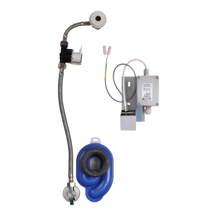 01351 Радарное устройство смыва на монтажной рейке, с встроенным источником питания для писсуара Roca Zoom / Inker, 230 В/ 50 Гц SANELA 