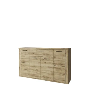 91733253 Тумба Anrex Doorset 4D1S 1 ящик 160x41x94.60 ЛДСП цвет дуб наварра STLM-1502809