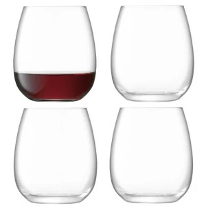 Набор из 4 бокалов borough 455 мл LSA INTERNATIONAL ДИЗАЙНЕРСКИЕ 00-3894753 Прозрачный