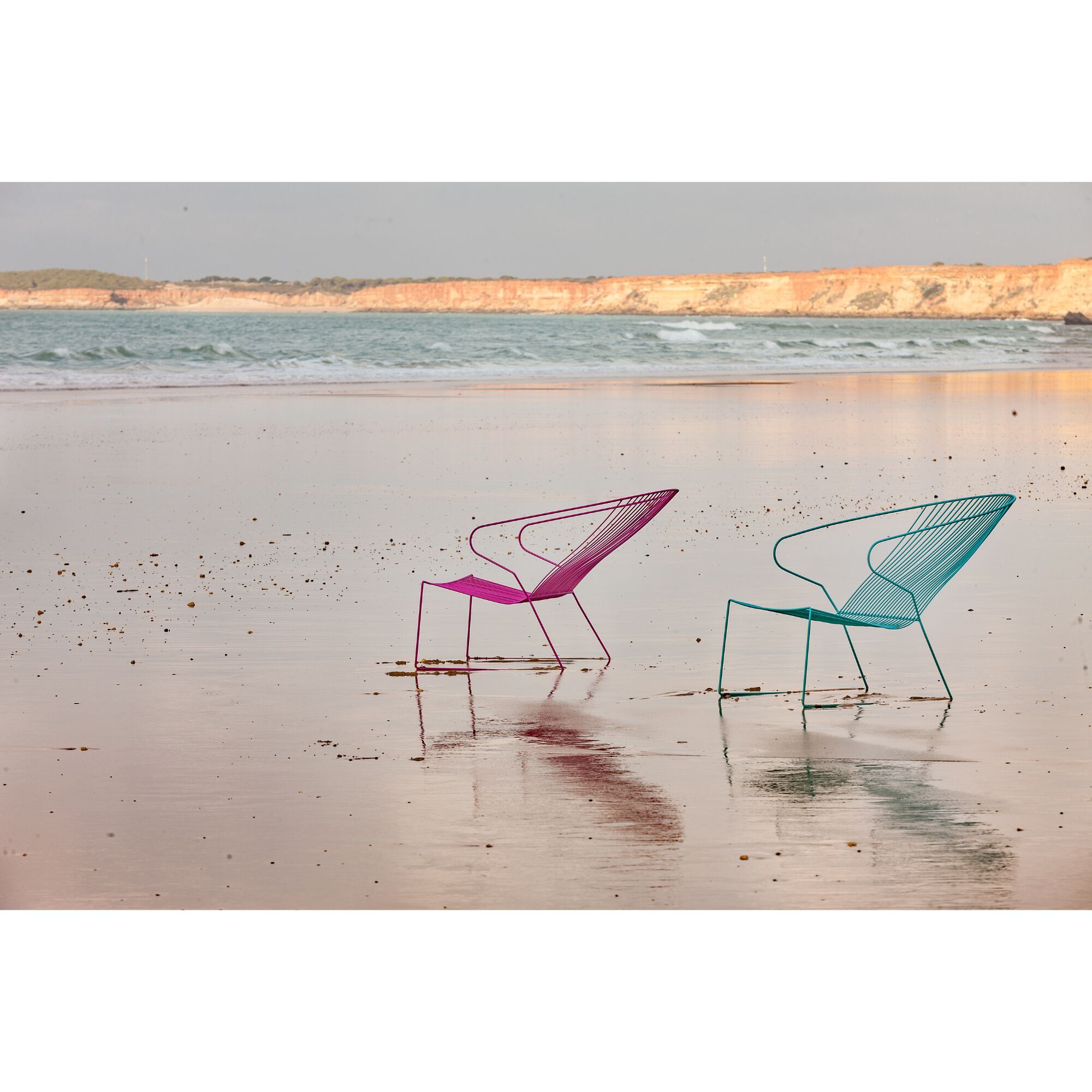 Стальной штабелируемый садовый стул с подлокотниками iSimar Bolonia ARCH-00080085 - Вид №2