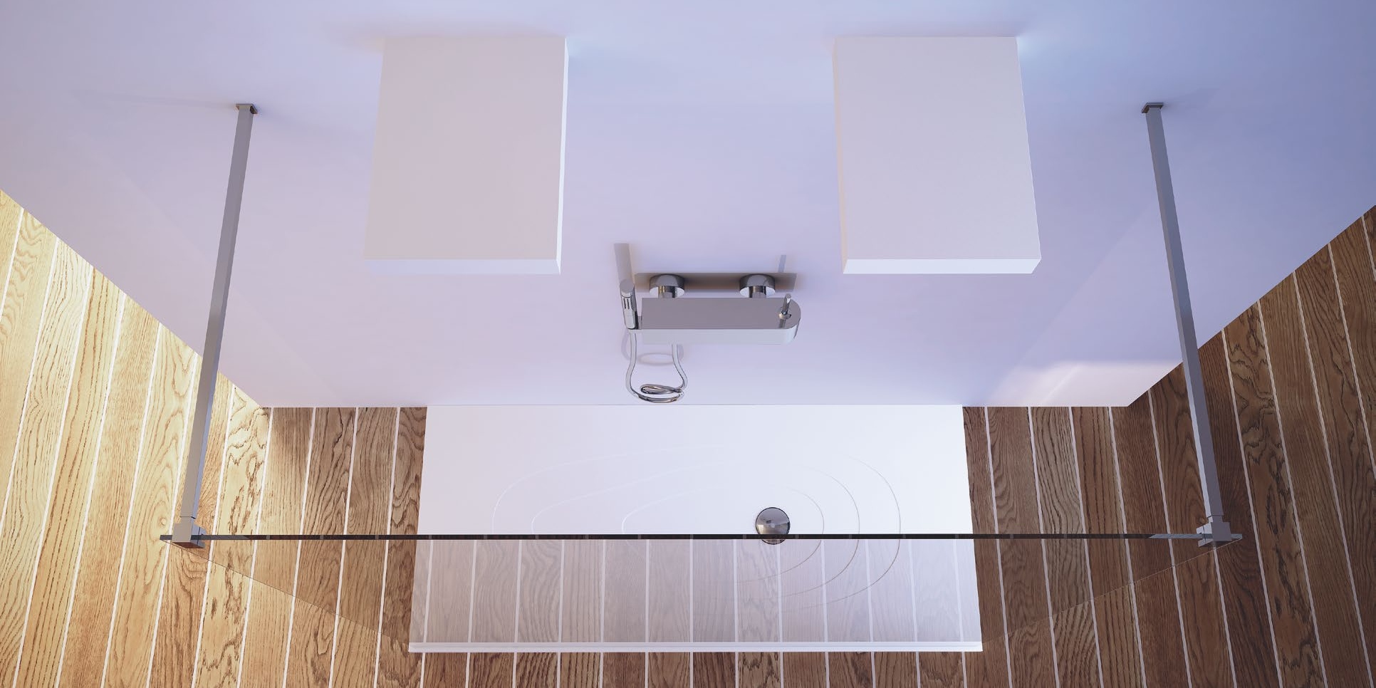 Moma Design Душевое ограждение 800х1800 BX.501 Lite стекло прозрачное Box Doccia BX501LITE8001800 - Вид №2