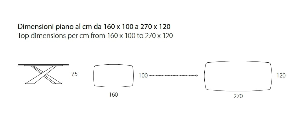 Фиксированный стол с столешницей из натурального камня RIFLESSI ARCH-00018974 - Вид №1