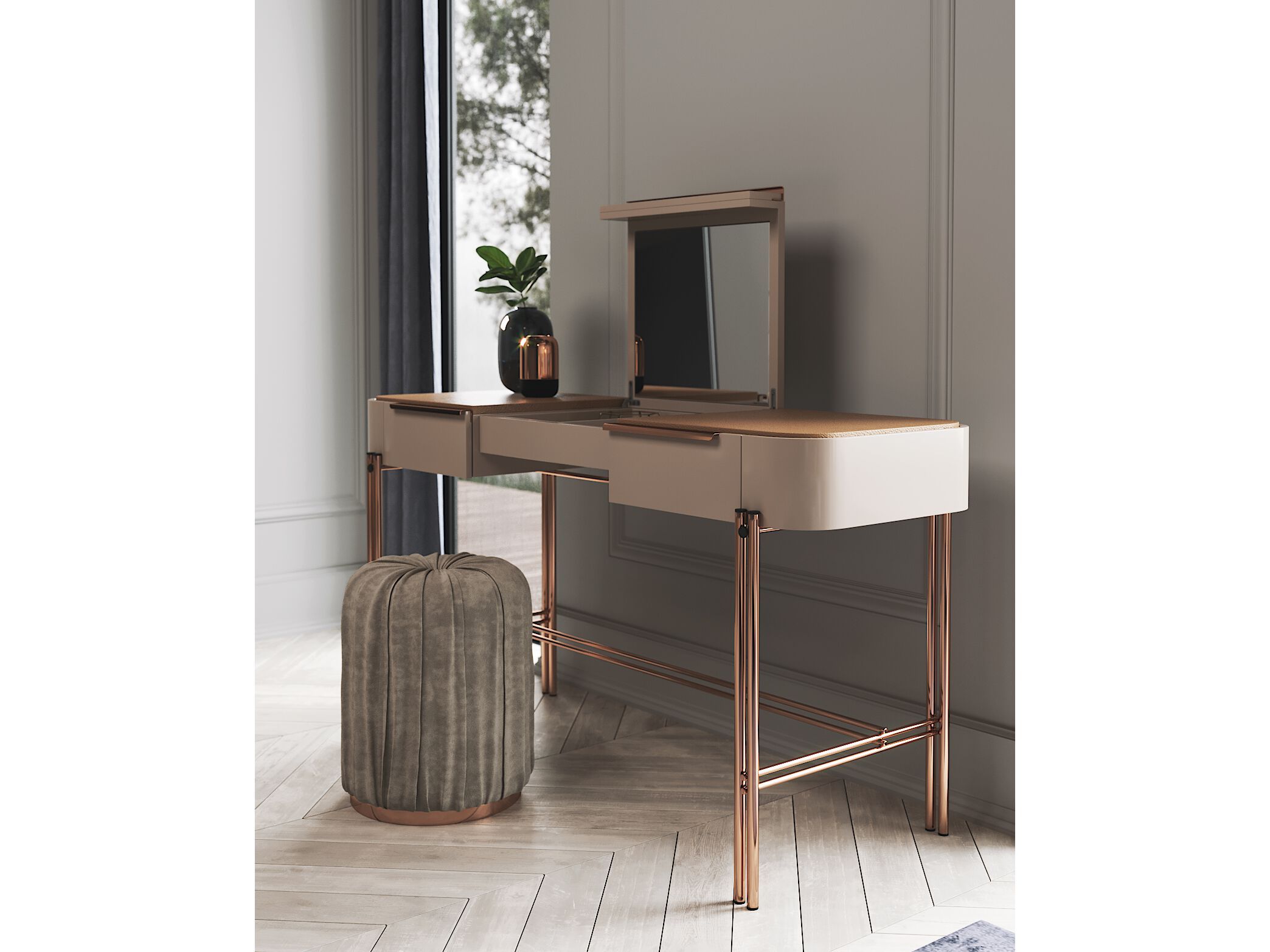 Деревянный туалетный столик PRADDY Natur ARCH-00058895 - Вид №3