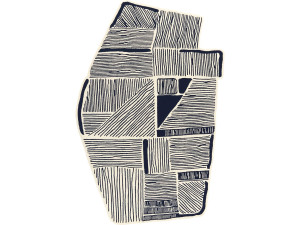 Шерстяной ковер с геометрическим рисунком