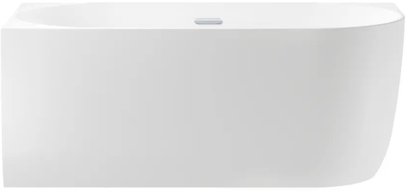 91683722 Акриловая угловая ванна 150x75 см Wellsee Belle Spa 235701001 левый разворот, с каркасом, экраном и сливом-переливом STLM-0973683