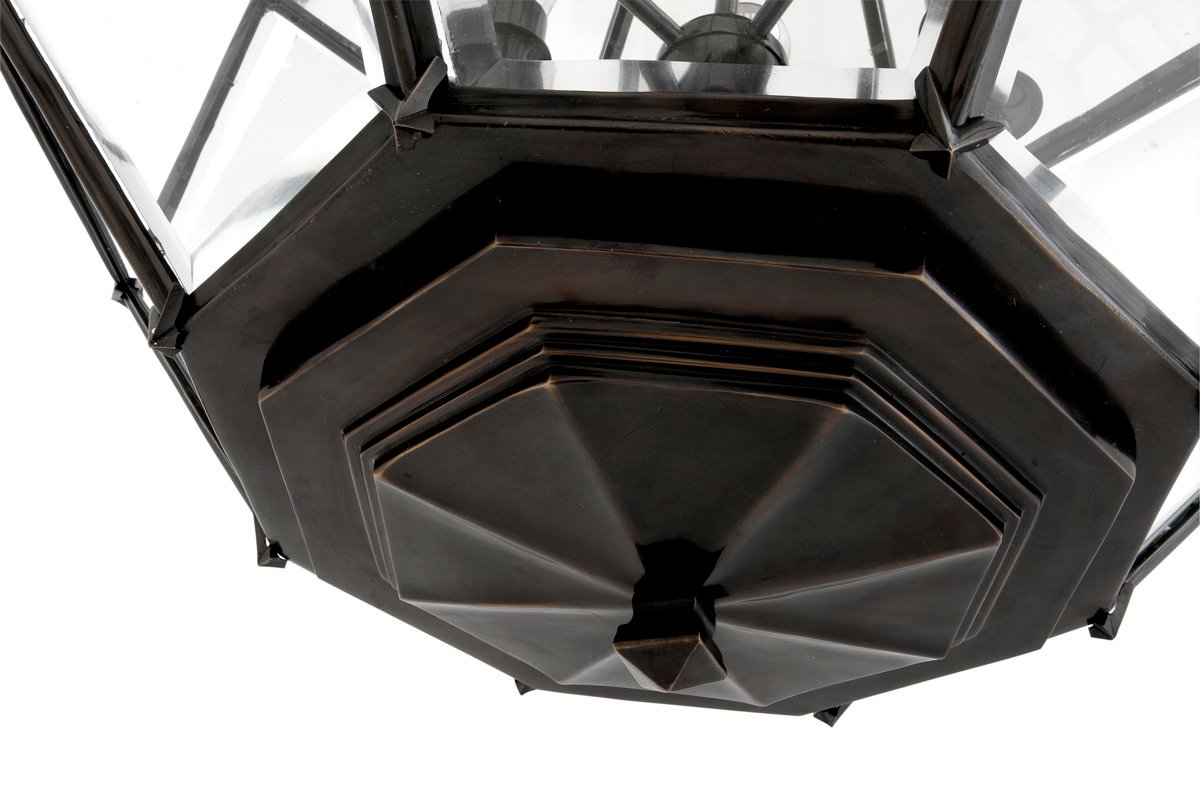 Фонарь Owen L от Eichholtz темная бронза 109204 EICHHOLTZ ДИЗАЙНЕРСКИЕ, EICHHOLTZ 060608 Прозрачный  - Вид №8