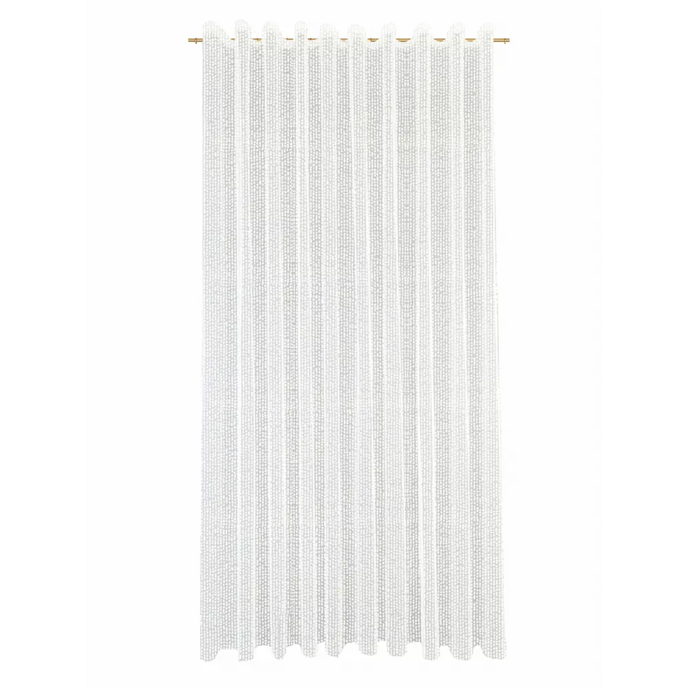 Тюль MIAMOZA на ленте молочный 300×280 см - воздушное оформление интерьера 89338175 STLM-1334108 - Вид №2