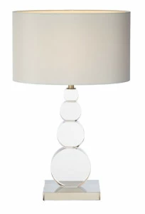 Настольная лампа Kai 5819 PUSHA ИНТЕРЬЕРНЫЕ 061986 Белый;прозрачный