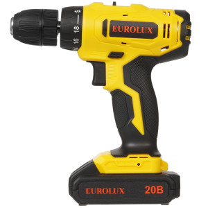 Дрель-шуруповерт Eurolux ДА-20/2Li 9070130