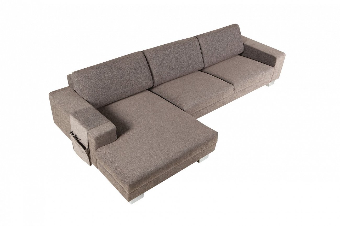 Диван Quattro угловой серый SITS ДИЗАЙНЕРСКИЕ, QUATTRO 192300 Серый  - Вид №4