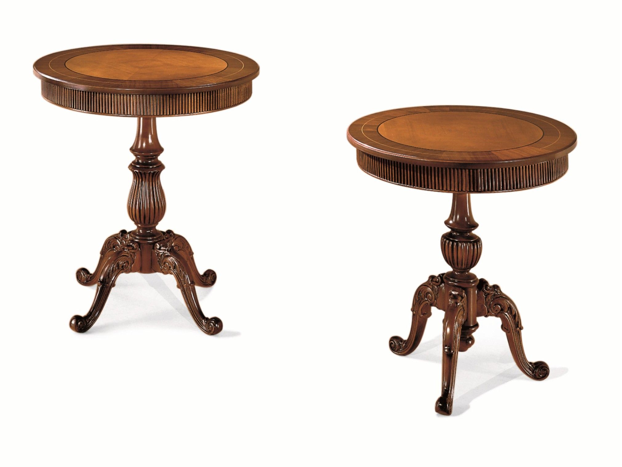 Круглый деревянный стол для гостиной со спицами SCAPPINI & C 35th Anniversary ARCH-00115373 - Вид №1