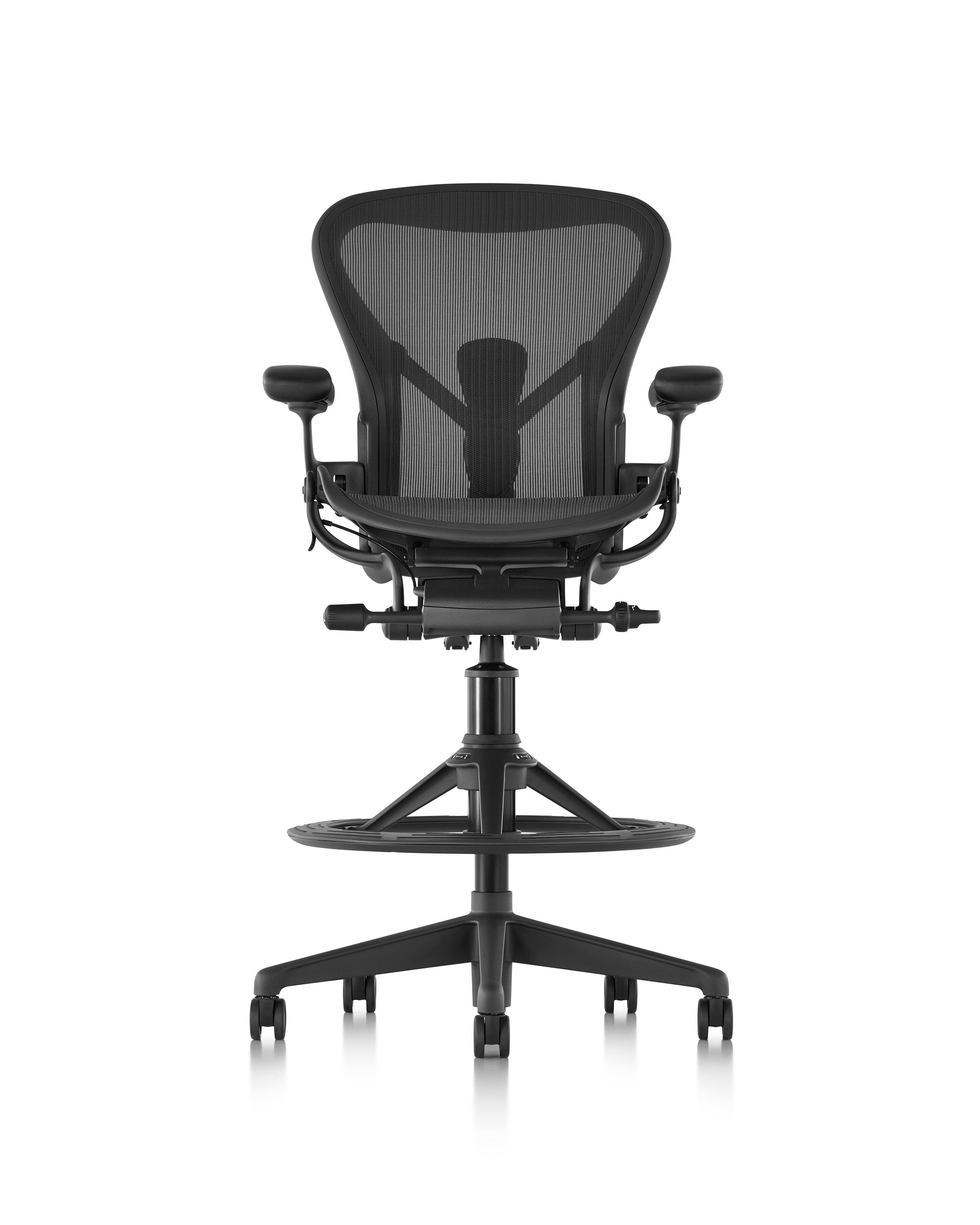5 спиц поворотный офисный стул с подлокотниками Herman Miller Aeron ARCH-00029451 - Вид №31