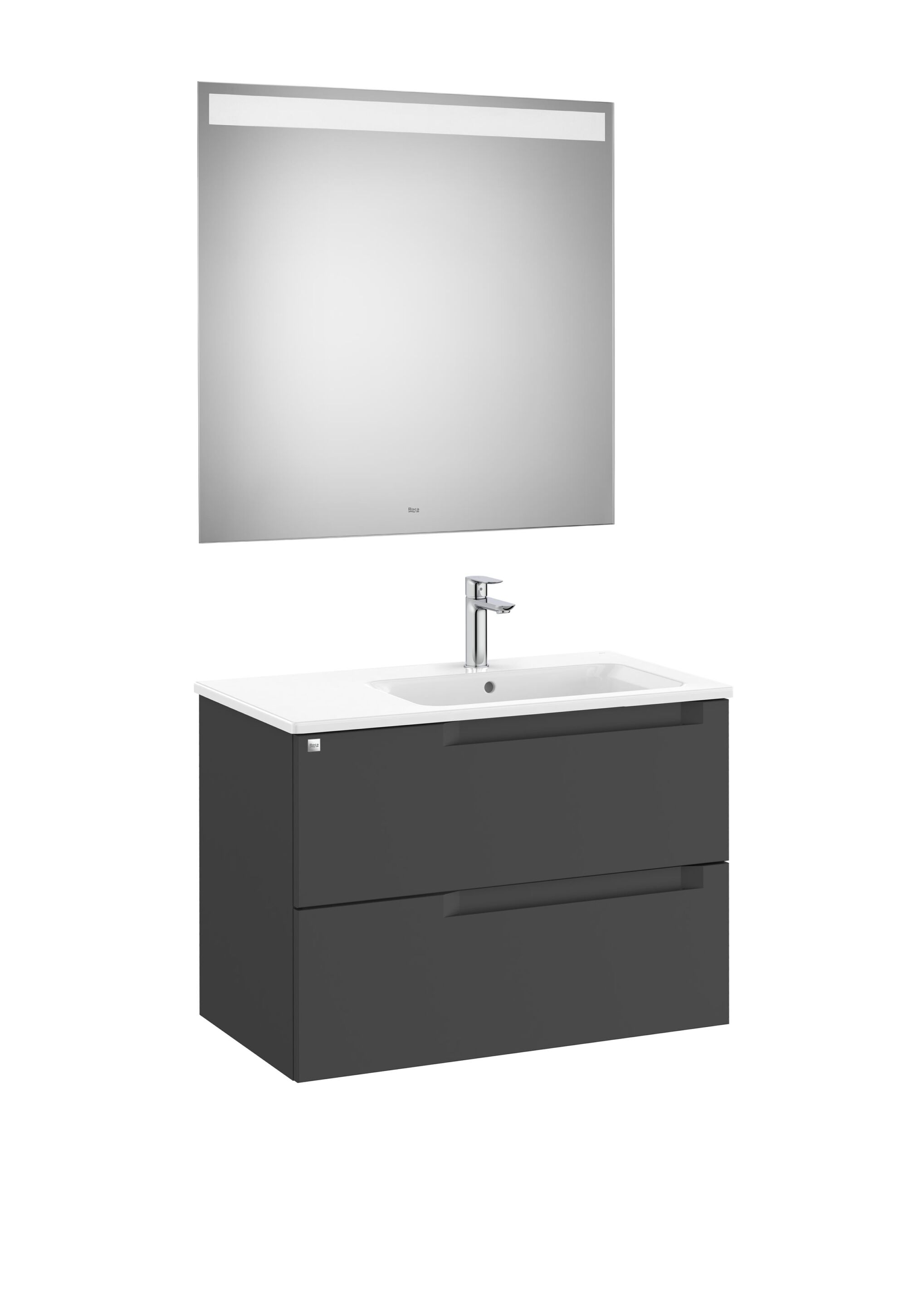 Деревянный подвесной умывальник с зеркалом Roca UNIK A85182 / A85183 / A85184 ARCH-00019858 - Вид №20