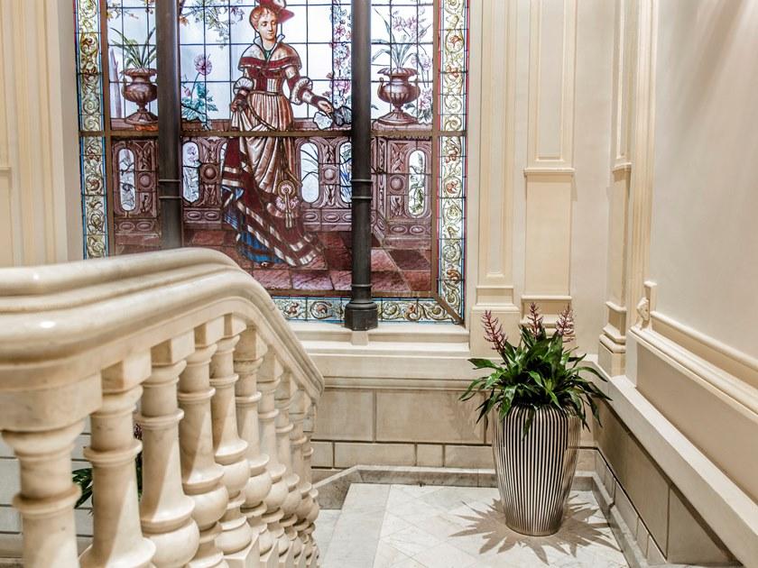 Hobby Flower Высокий горшок из нержавеющей стали с автоматическим поливом Cut sun-id-1488697 - Вид №2