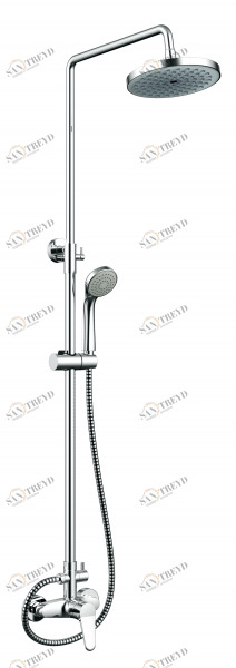 Душевая колонна со смесителем для душа ECO F9111147C-A-RUS bravat
