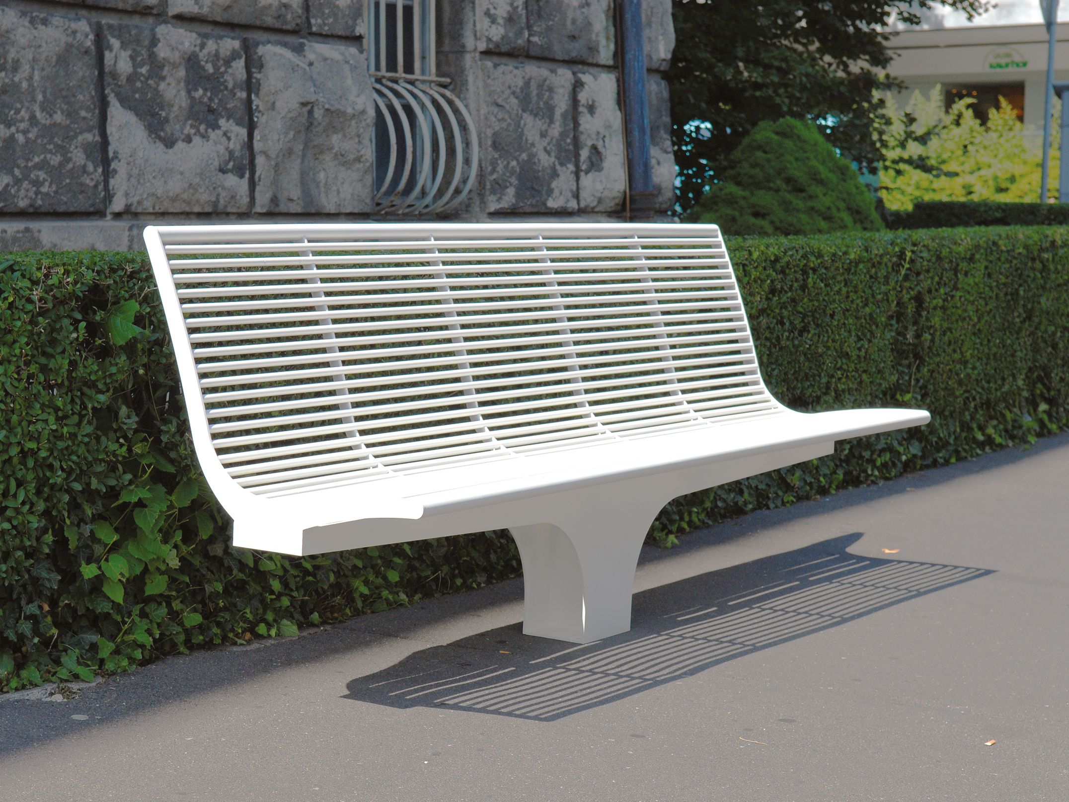 Скамья из нержавеющей стали со спинкой BENKERT BANKE Siardo ARCH-00120845