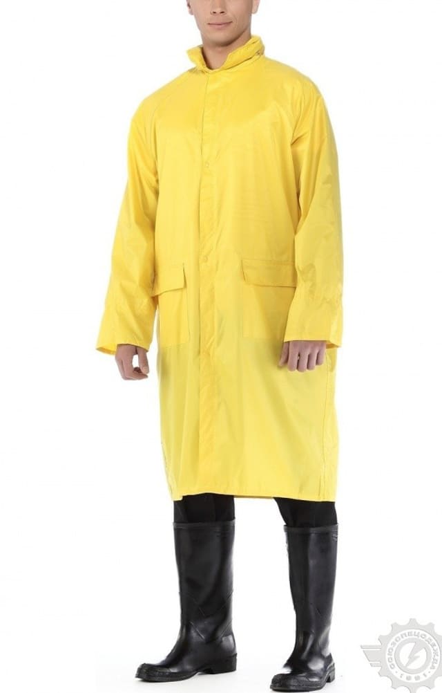 4957162 Плащ "Альбатрос ЛАЙТ" влагозащитный желтый  Непромокаемая спецодежда  размер XXL  - Вид №5