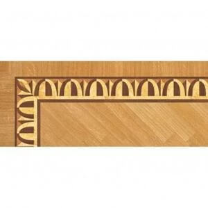 Художественный паркет Da Vinci Паркетный Бордюр 26-189 Орех Европейский (Грецкий) Селект (Гладкая) 1000х200 мм.