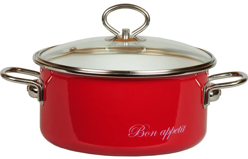 93756359 Кастрюля Vitross Bon Appetit 2 л цвет красный 60053291 STLM-0565287