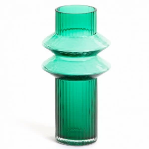 Ваза стеклянная цилиндр зеленая 21 см Dadal от La Forma LA FORMA DADAL 343241 Зеленый