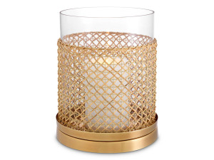 Подсвечник из ротанга