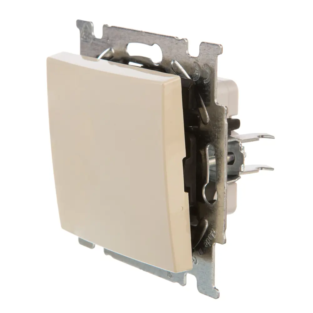 Выключатель встраиваемый ABB Basic 55 1 клавиша, цвет бежевый 13592893 STLM-2070499 Basic55 - Вид №2