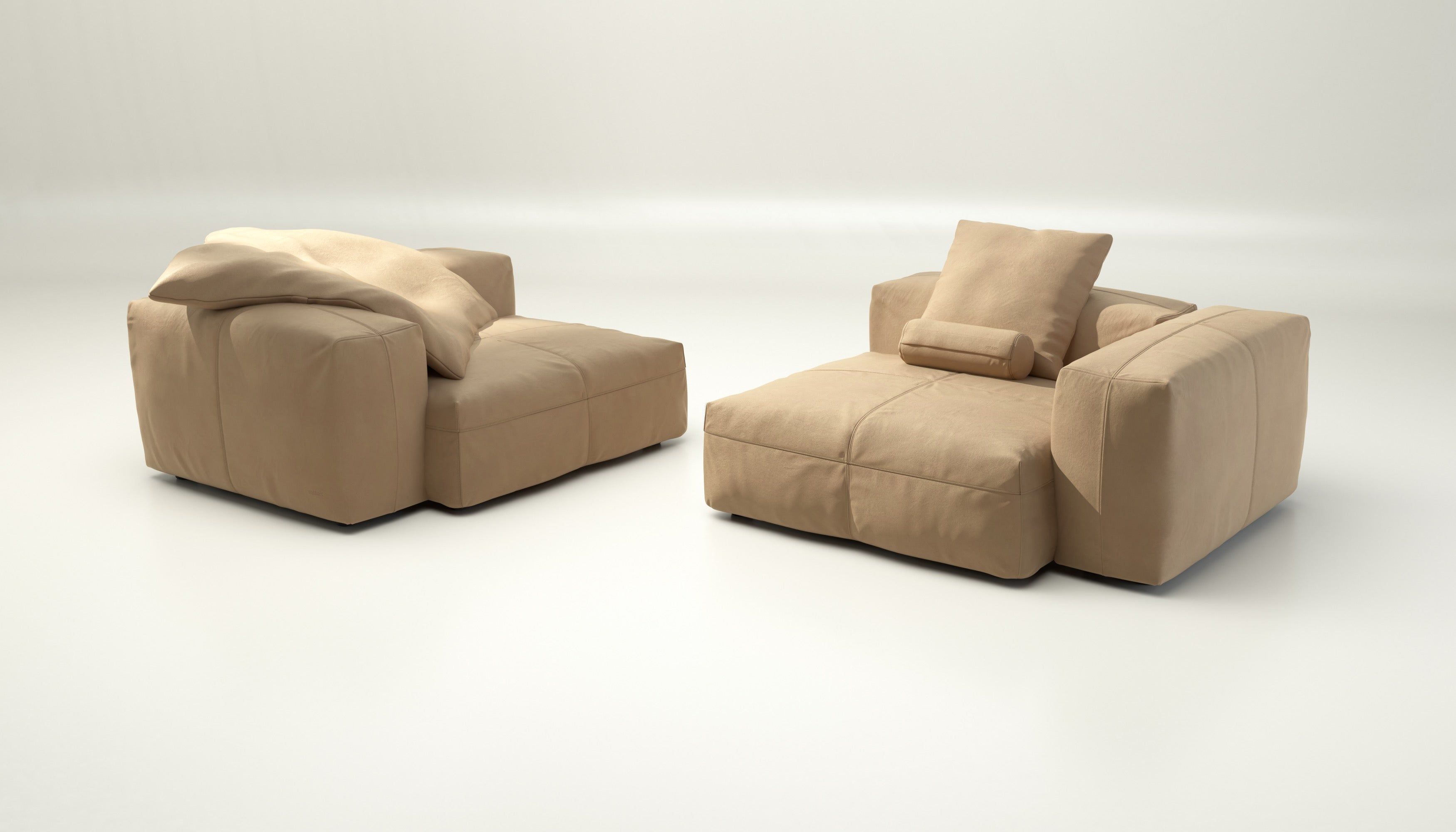 Кожаный модульный диван vetsak Leather ARCH-00046630 - Вид №3