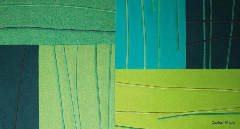 Paola Lenti Прямоугольный шерстяной коврик с геометрическими мотивами Feltro sun-id-1401358 - Вид №1