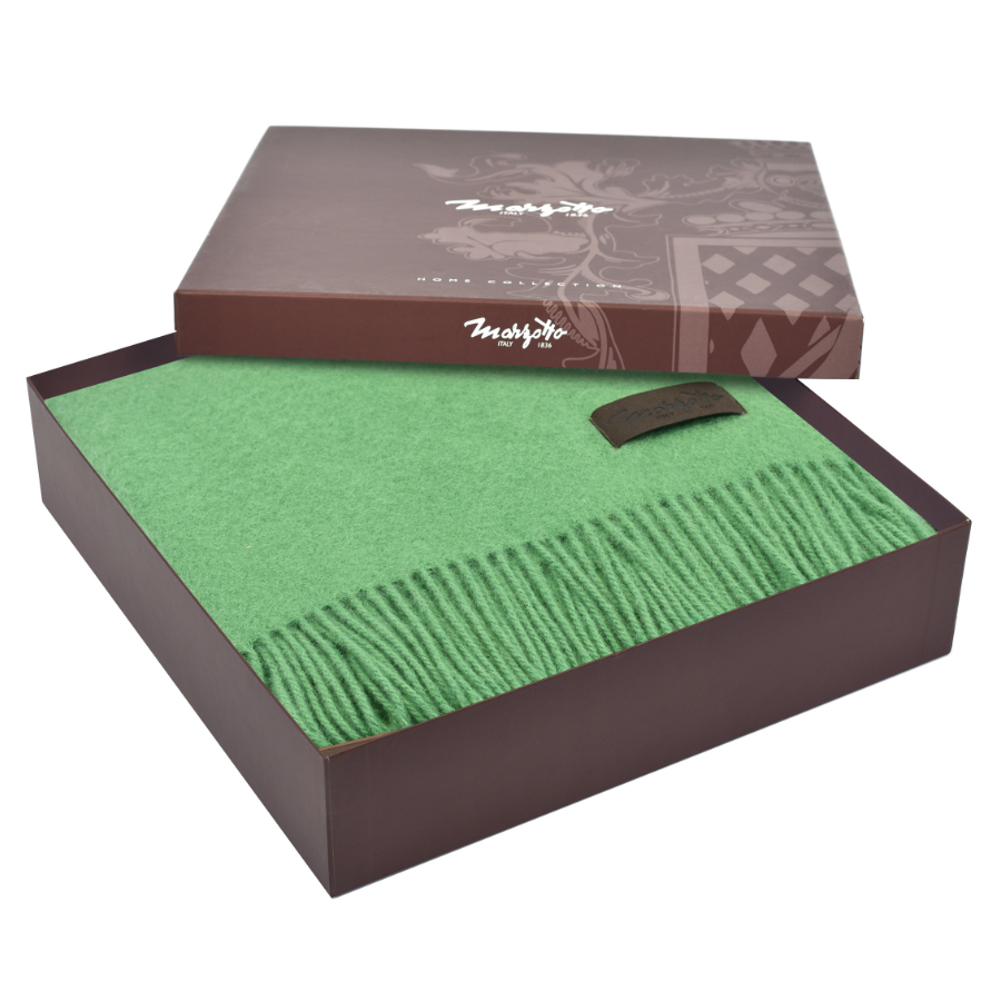 Плед шерстяной Dalia, 130х180 см, светло-зеленый MARZOTTO DALIA7991 - Вид №2