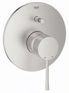 Внешняя часть смесителя для ванны GROHE Essence New, суперсталь (19285DC1)