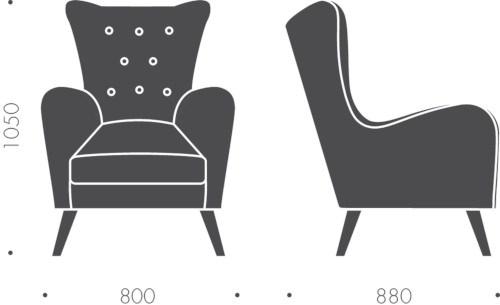 Heavens Кресло Bergere с подлокотниками Harry sun-id-1504353 - Вид №6