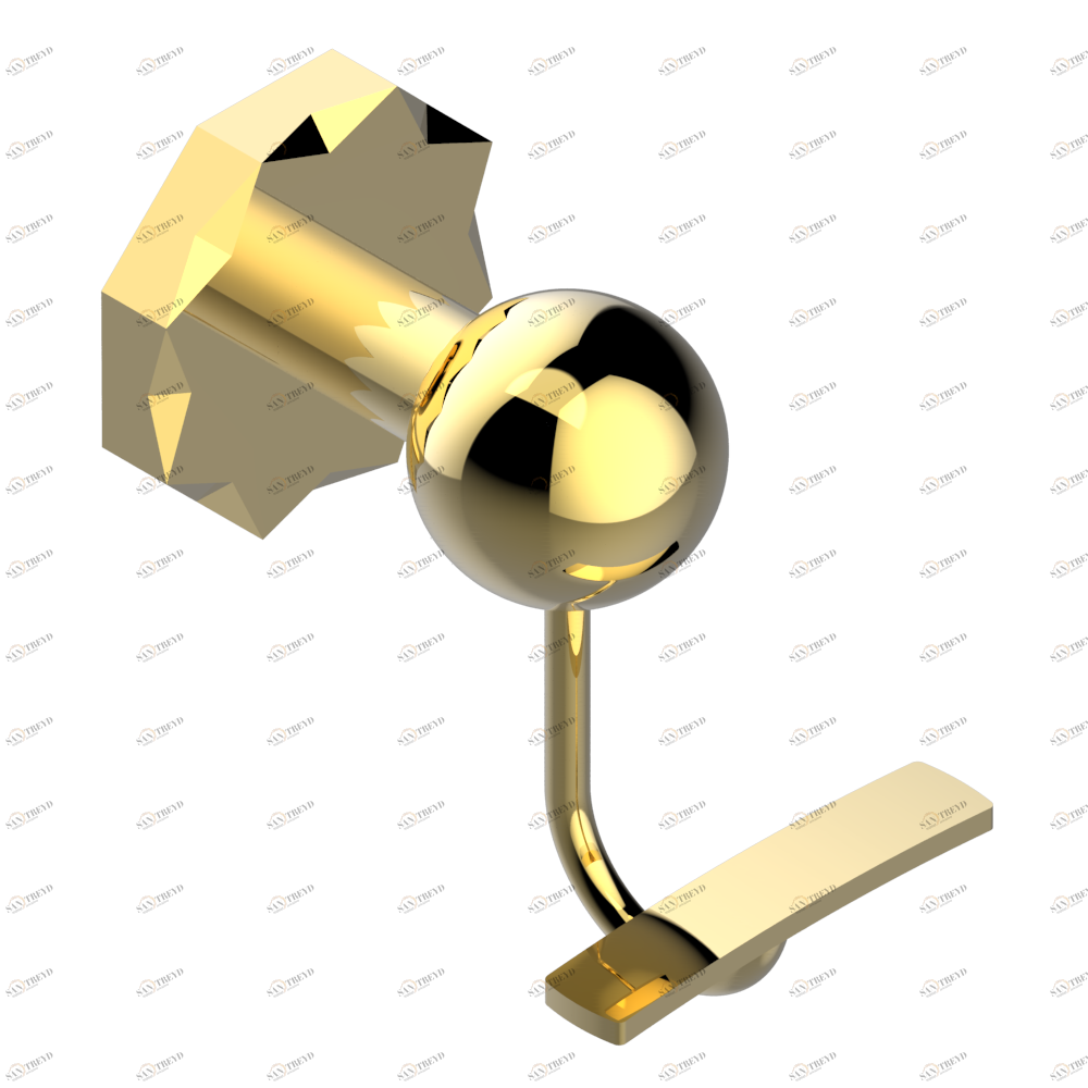 U2M-510 Крючок для халатов поперечный Thg-paris Nihal metal Покрытие PVD золотистый цвет U2M-510 CAT.F