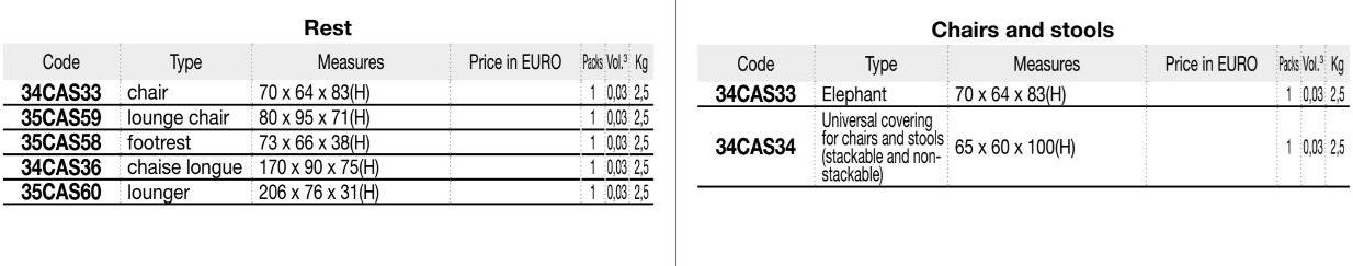 Kristalia Защитный чехол из полиэстера для уличной мебели sun-id-1377224 - Вид №13