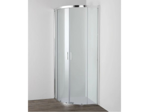 Полукруглая душевая кабина с раздвижной дверью