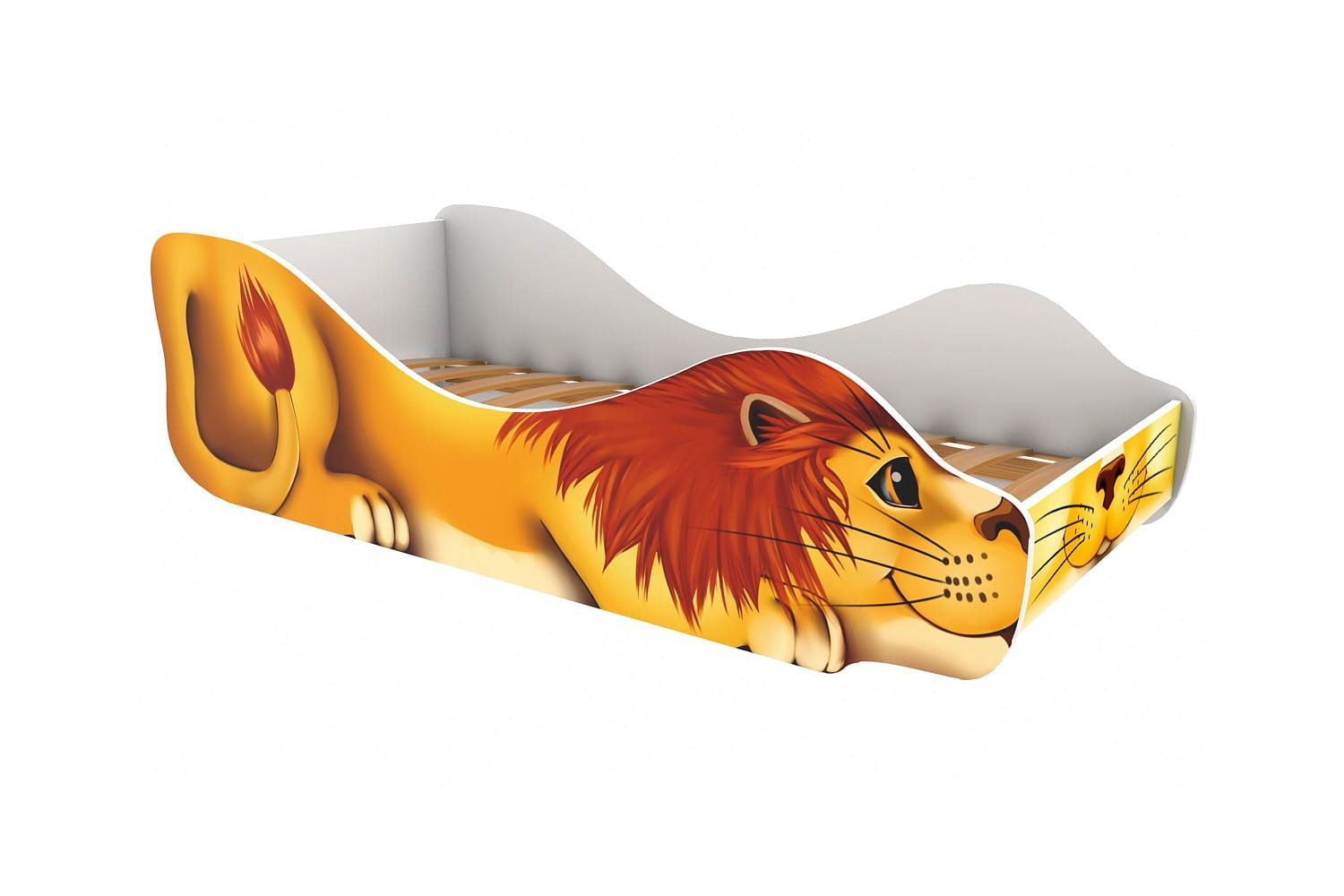 Детская кровать "Лев Кинг" БЕЛЬМАРКО  326775 Желтый Santreyd  - Вид №9