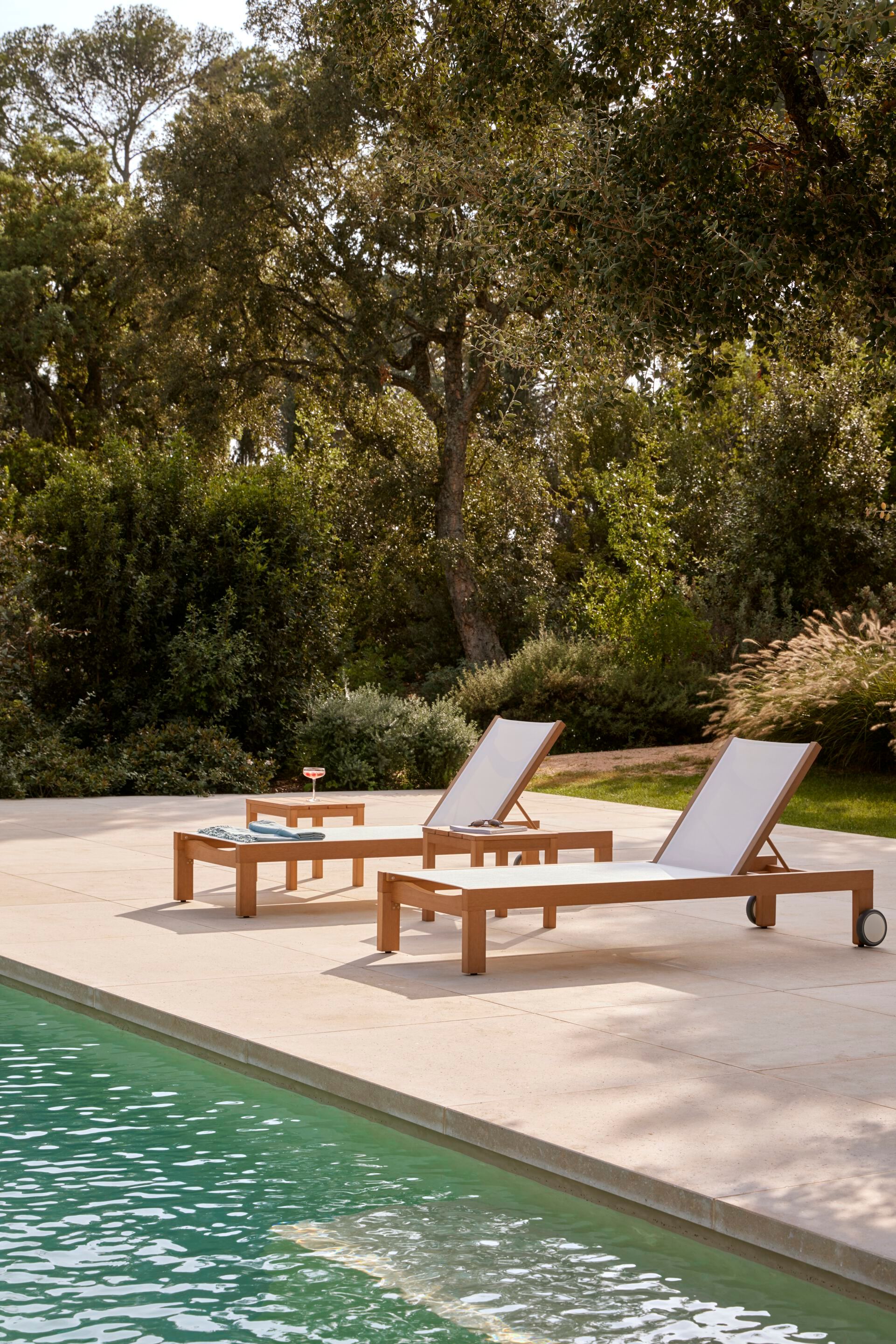 Шезлонг с откидной спинкой Batyline® и TechTeak с колесами POINT Kahn ARCH-00123363 - Вид №8