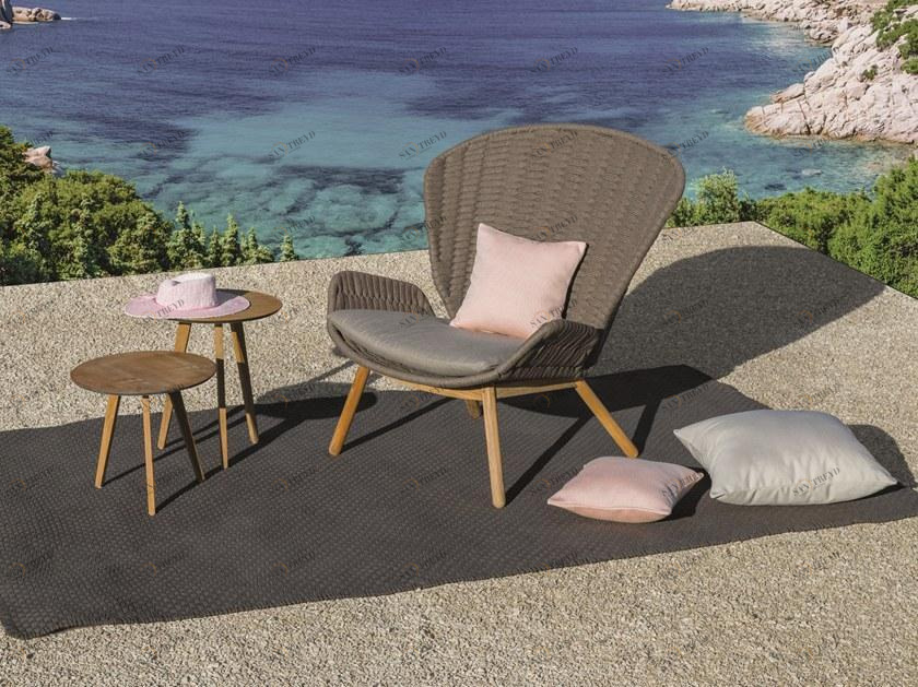 FISCHER MÖBEL Веревочное садовое кресло с высокой спинкой Wing sun-id-1437181