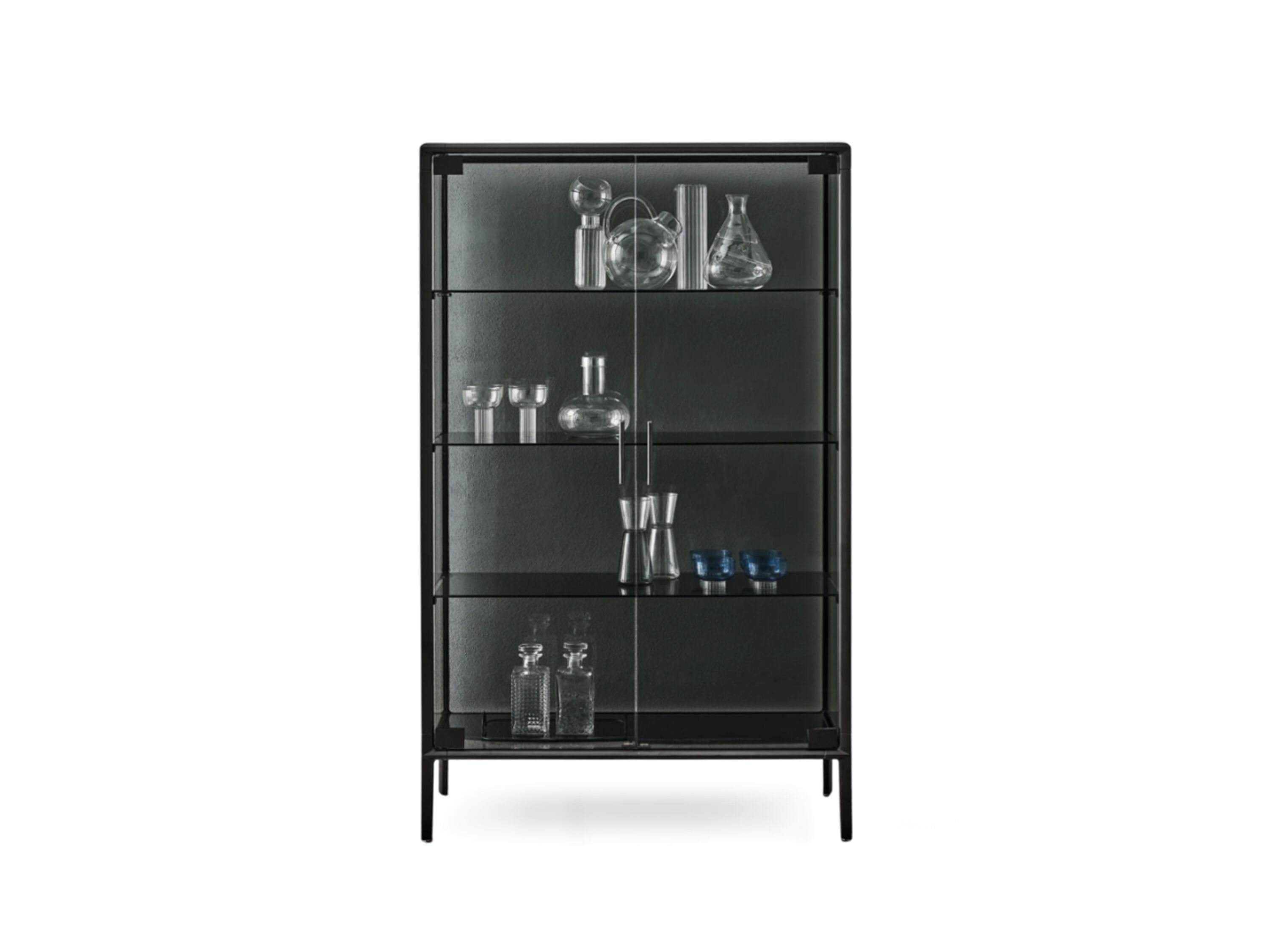 Витрина из алюминия и стекла со встроенным освещением Bontempi Casa AUDREY ARCH-00106780 - Вид №5