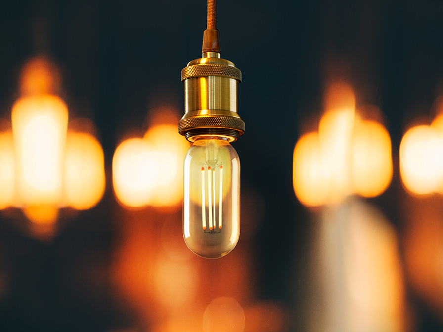 109115 Лампочка T45 8W E27 с регулируемой яркостью Schuller Vintage