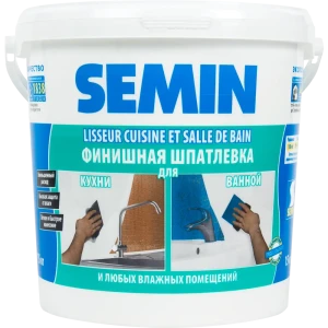 Шпаклёвка влагостойкая Semin 15 кг 14247725 STLM-2022505