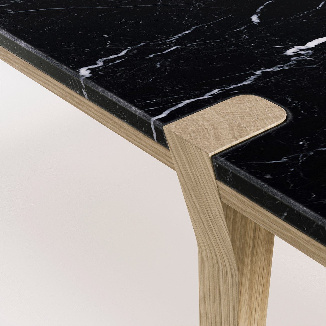 Прямоугольный низкий журнальный столик из мрамора и массива дерева Wewood CORNER ARCH-00069131 - Вид №19