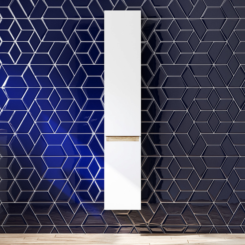 M85ACHR0306WG шкаф-колонна подвесной правый 30 см цвет: белый глянец AM.PM X-Joy 