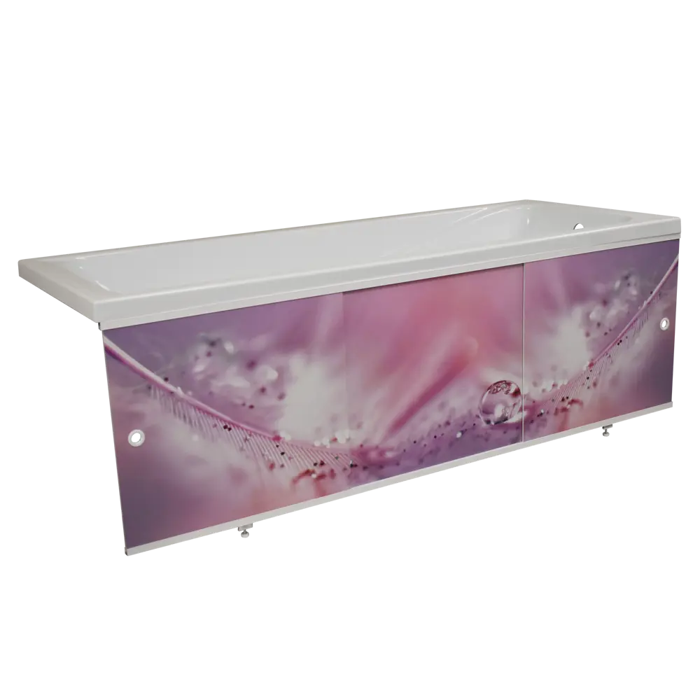 Экран под ванну фронтальный Метакам Премиум А № 1 168 см цвет розовый STLM-2043691 - Вид №1