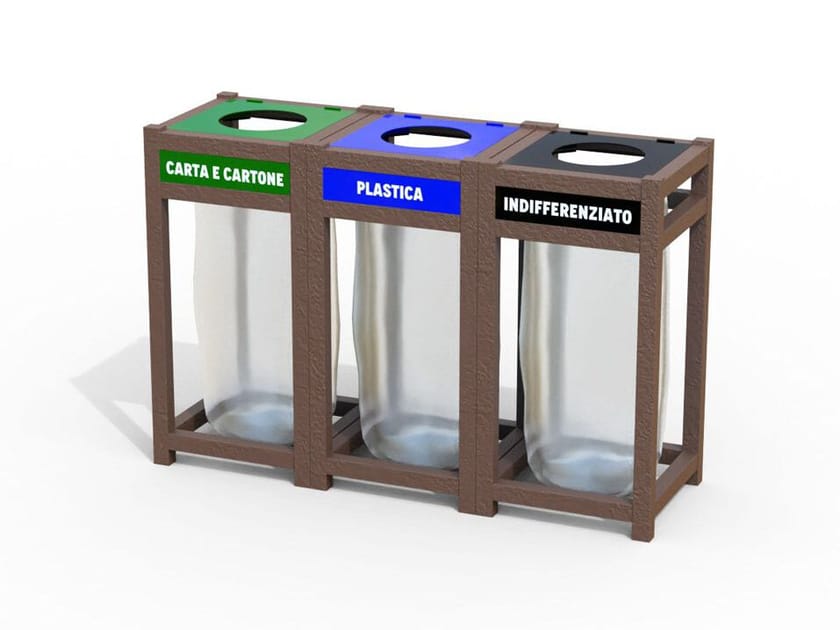 Стойки для мусора Strongplast для раздельного сбора EUROCOMITALIA классическая мебель ARCH-00069821